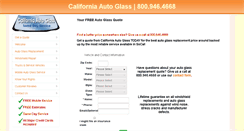 Desktop Screenshot of caglass.net
